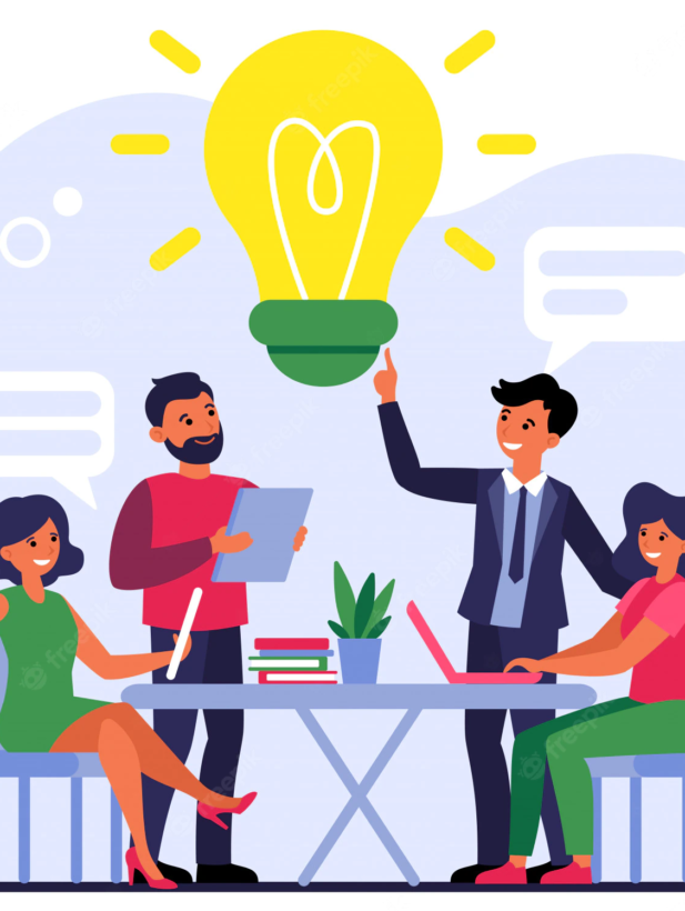 funcionarios-da-empresa-compartilhando-pensamentos-e-ideias_74855-5469